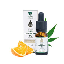 Reines CBD Cannabis-Öl 10% + Orangenaroma
